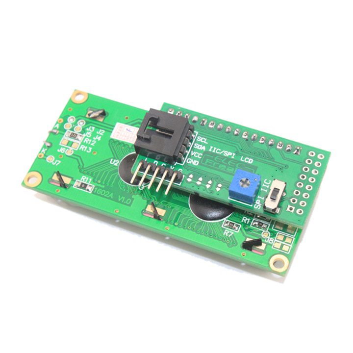 I2C/SPI LCD0802 Module(Black on Green) 〈 Arduino関連 〉