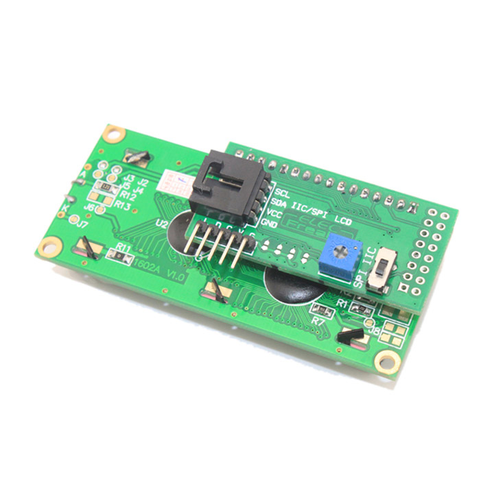 I2C/SPI LCD1604 Module(Black on Green) 〈 Arduino関連 〉
