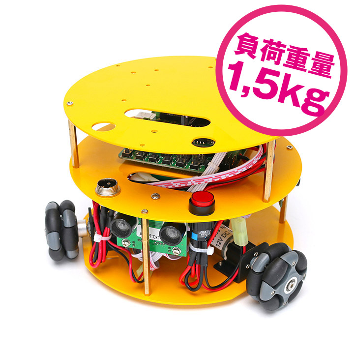 3WD48mmオムニホイールモバイルロボット (10019)