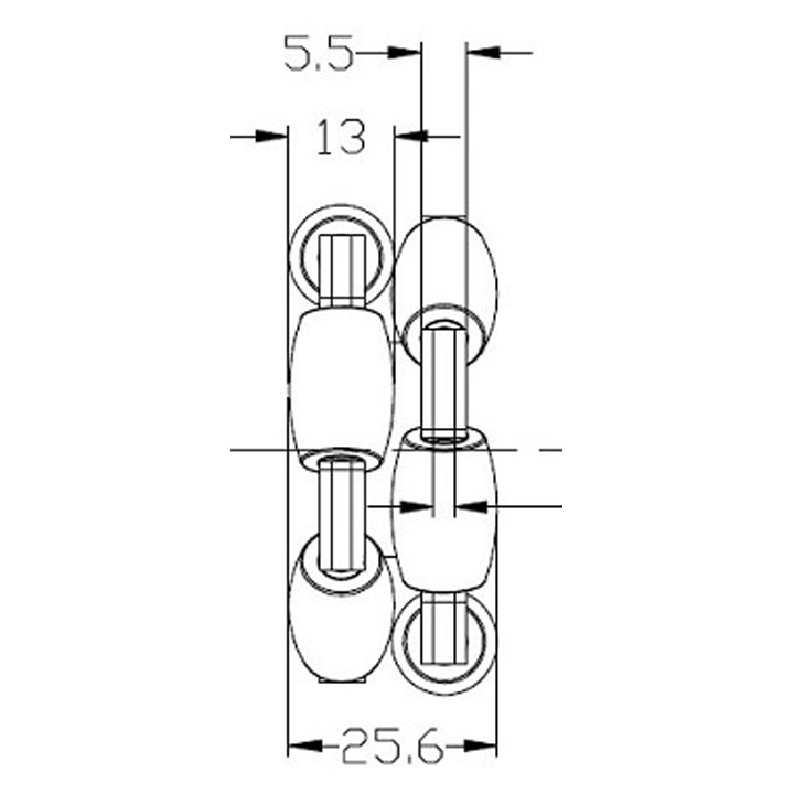 60mm ダブルアルミオムニホイール (14145)