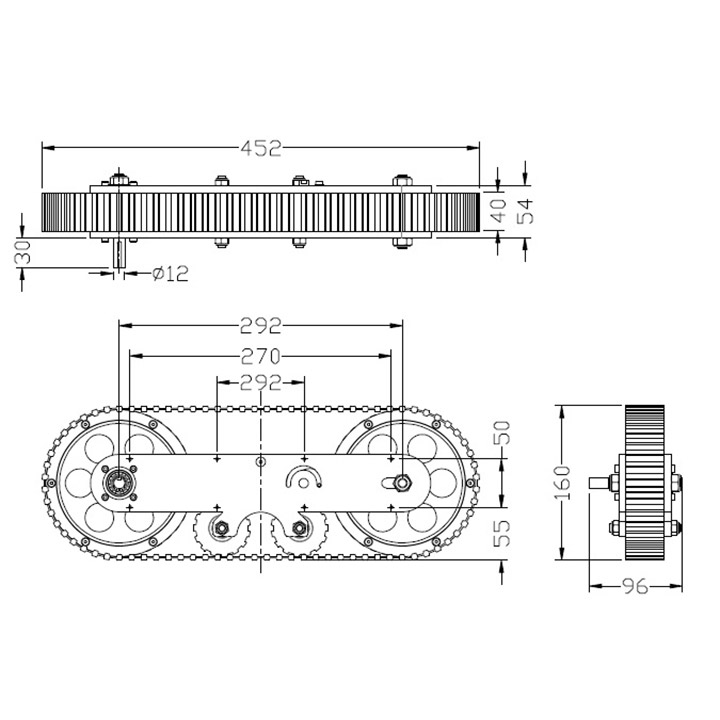 大型トラックホイール(2コセット) (14152)