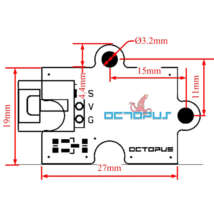 Octopusアクティブブザーブリック 〈 Arduino関連 〉