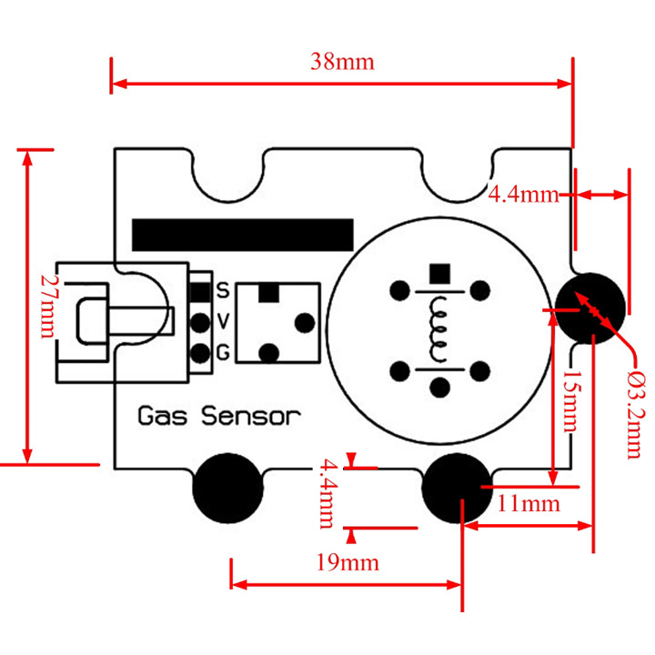 OctopusアナログガスセンサMQ5 〈 Arduino関連 〉