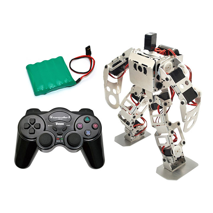 (セット) Robovie-nano （組立キット版） 専用バッテリー＋コントローラーセット