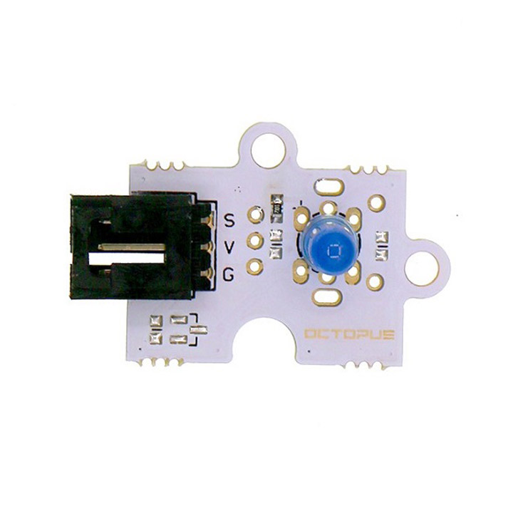 Octopus 5mm LED Brick OBLED - Blue(LED青)〈 Arduino関連 〉