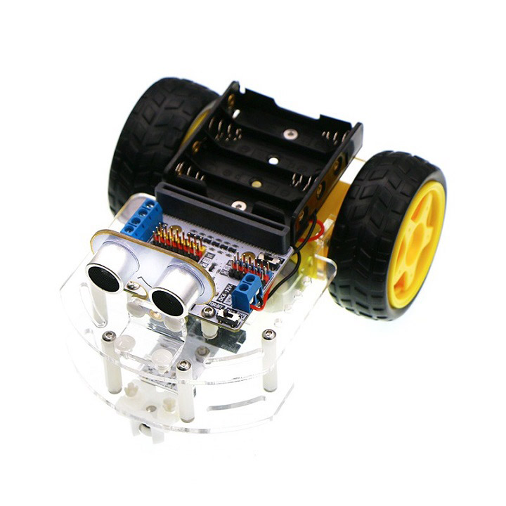 Motor:bit Acrylic Smart Car Kit (with micro:bit board )