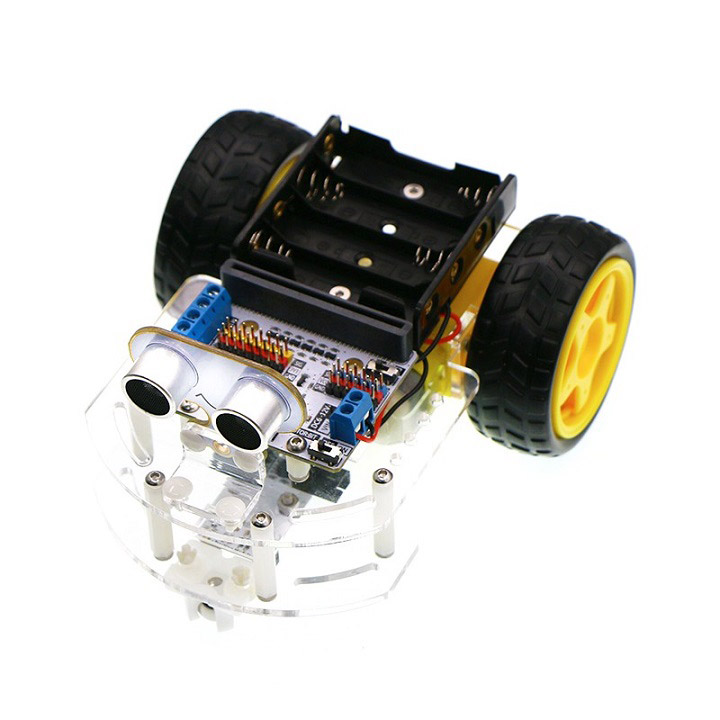Motor:bit Acrylic Smart Car Kit (with micro:bit board )
