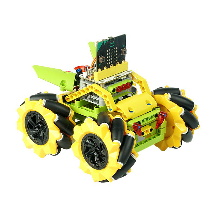 (セット) micro:bit Wonder Rugged Car（Yellow）[EF08212] 【micro:bit付属】