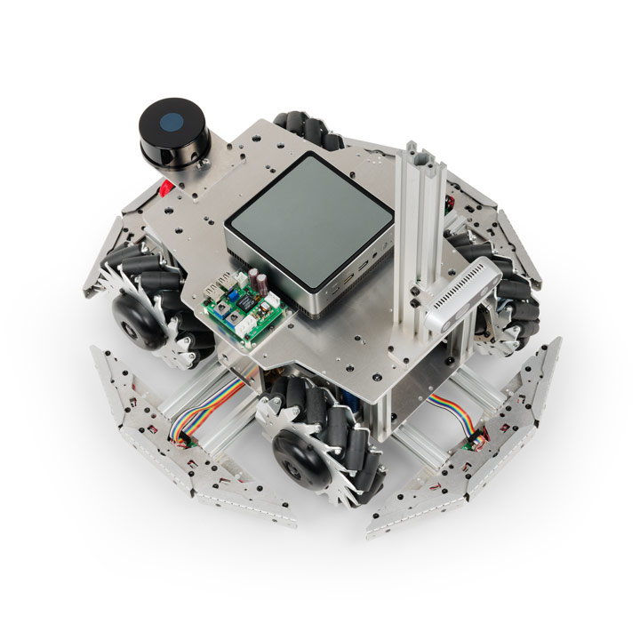 ROS対応 全方向移動台車ロボット メカナムローバーVer.3.0