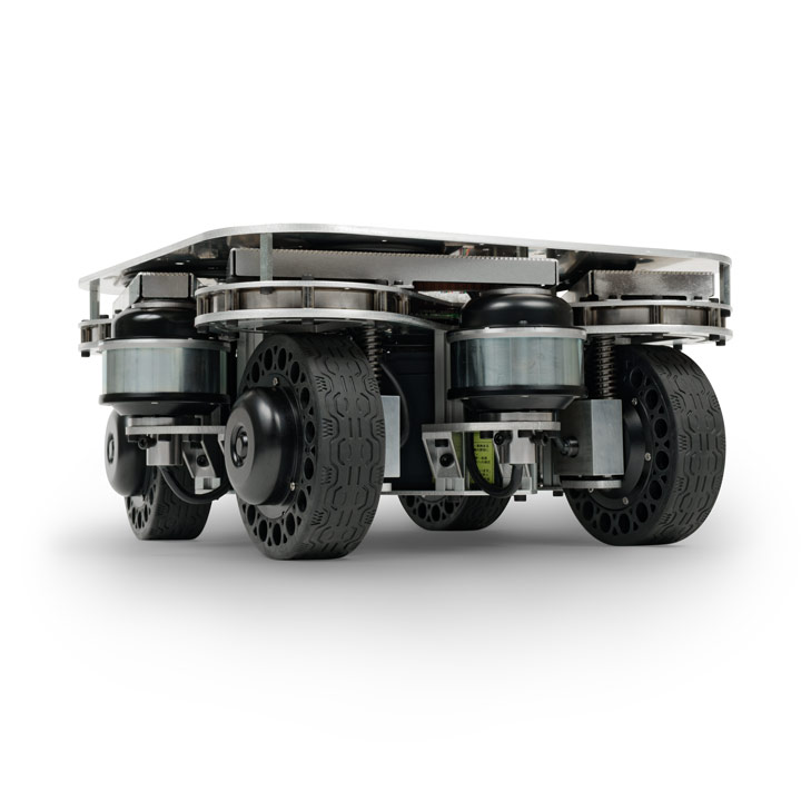 四輪独立ステアリング駆動式 ROS対応台車ロボット 4WDSローバー X40A