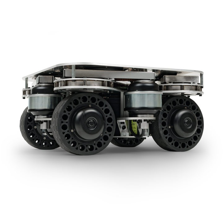 四輪独立ステアリング駆動式 ROS対応台車ロボット 4WDSローバーX40A