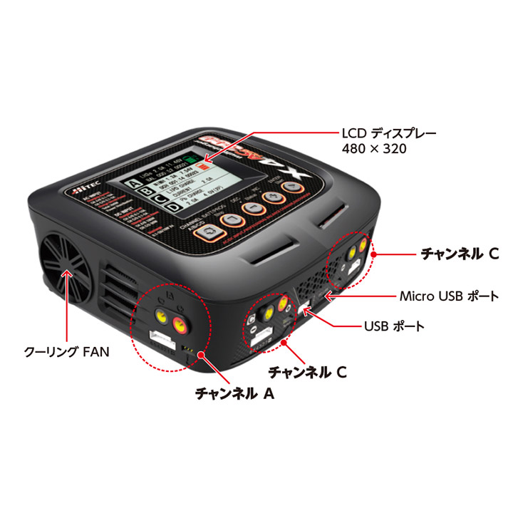 multi charger X4 AC PLUS 300〈 多機能充電器 〉