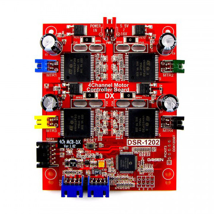 4CHモーターコントローラ 　 型番：DSR-1202