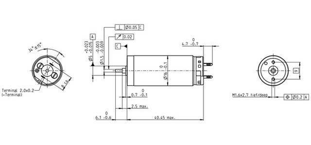 118683 (RE16 3.2W 4.8V) 【maxon】 : ロボットショップ 118683 (RE16 3.2W 4.8V) 【maxon】 : ロボットショップ