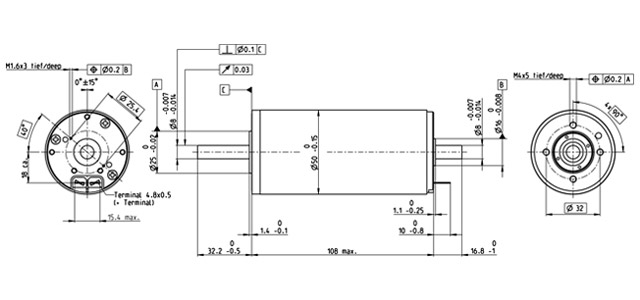 370354 (RE50 200W 24V) 【maxon】 : ロボットショップ 370354 (RE50 200W 24V) 【maxon】 : ロボットショップ