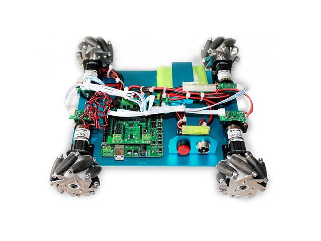 4WD60mmメカナムホイールロボット(10021) : ロボットショップ / Robot Shop ロボット関連商品の専門店
